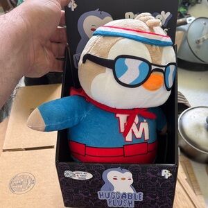 Pudgy Penguins 12-inch White-Brown Huggable Plush with Multicolor Accessories